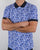 Pretty Green Caversham Paisley Polo Shirt Blue