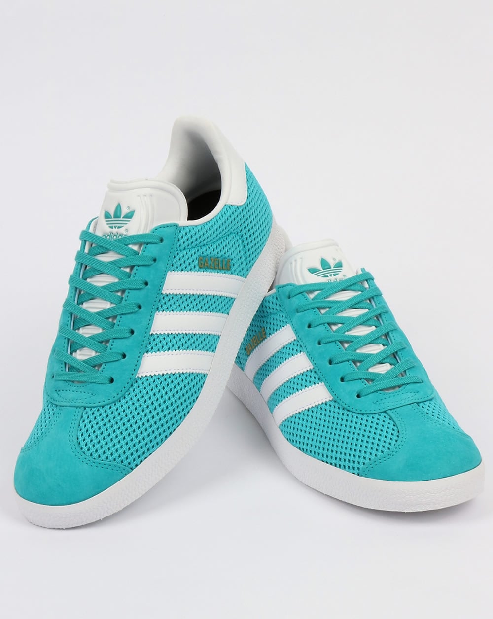 Adidas Gazelle Textile Trainers Energy Blue/White