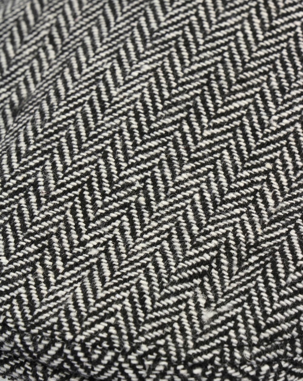 80s Casual Classics Herringbone Flat Cap Grey