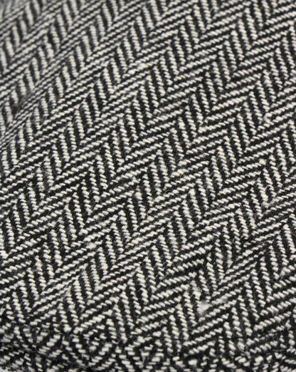 80s Casual Classics Herringbone Flat Cap Grey