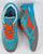 Diadora V7000 Weave Trainers Cyan Blue/Orange