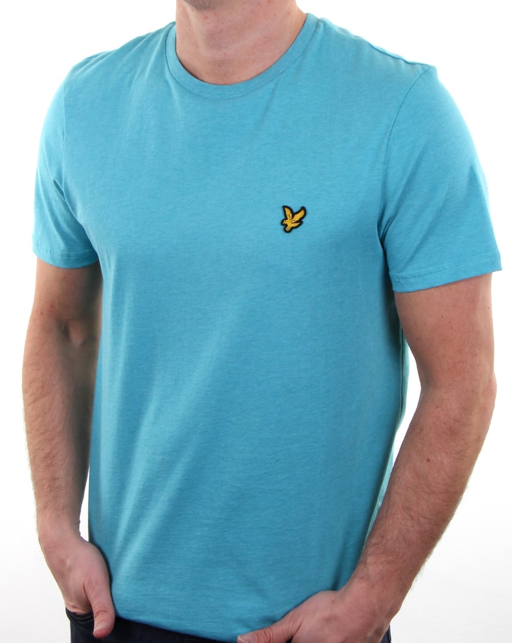 Lyle And Scott T-shirt Aqua Green Marl