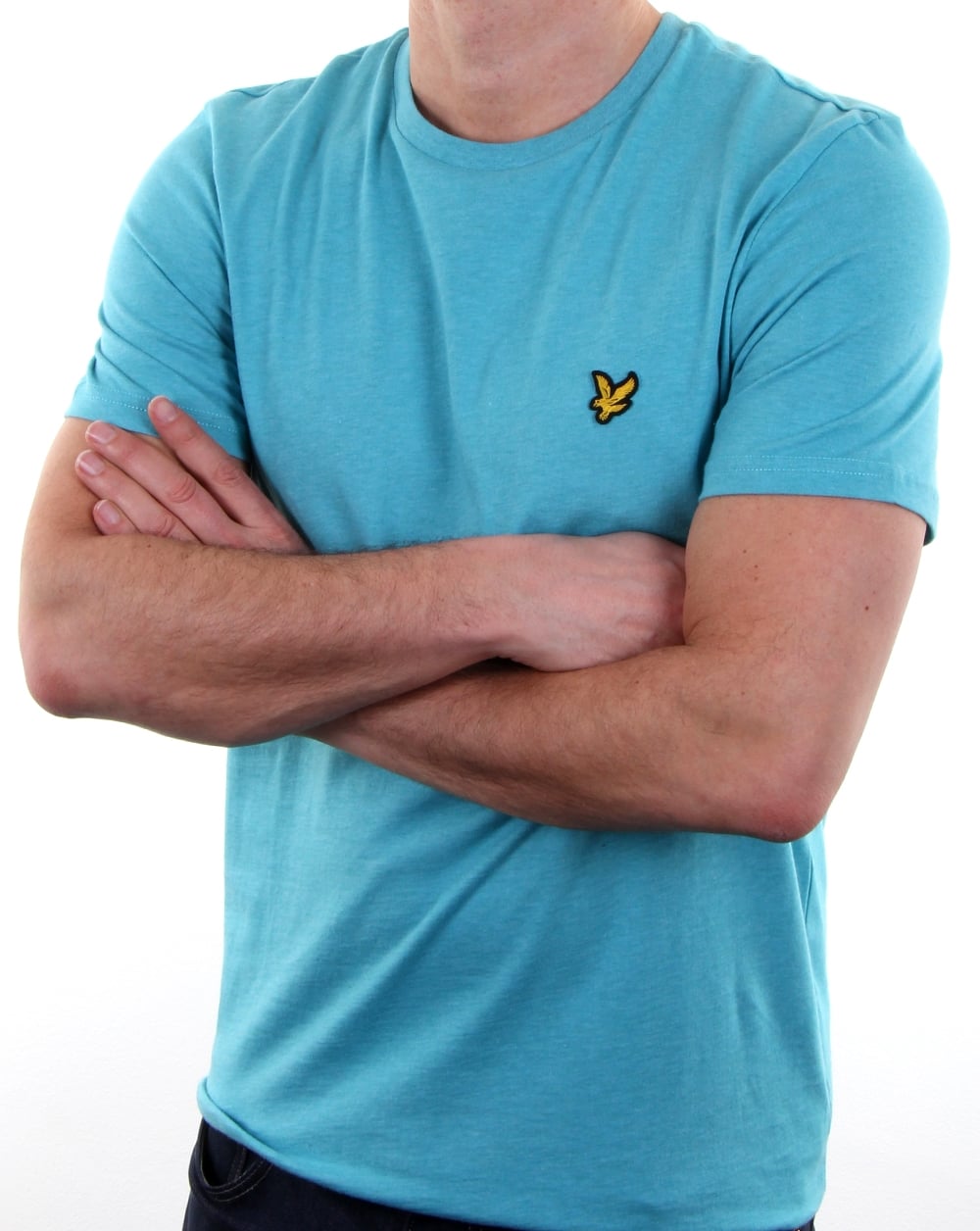 Lyle And Scott T-shirt Aqua Green Marl