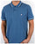 Pretty Green Tipped Polo Shirt Mid Blue