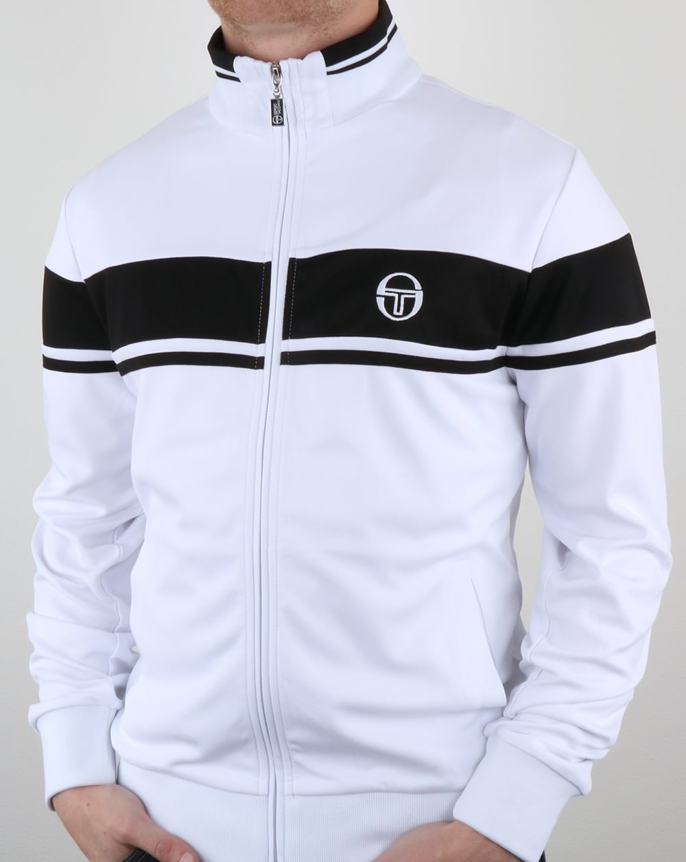 Sergio Tacchini Masters Track Top White/Black