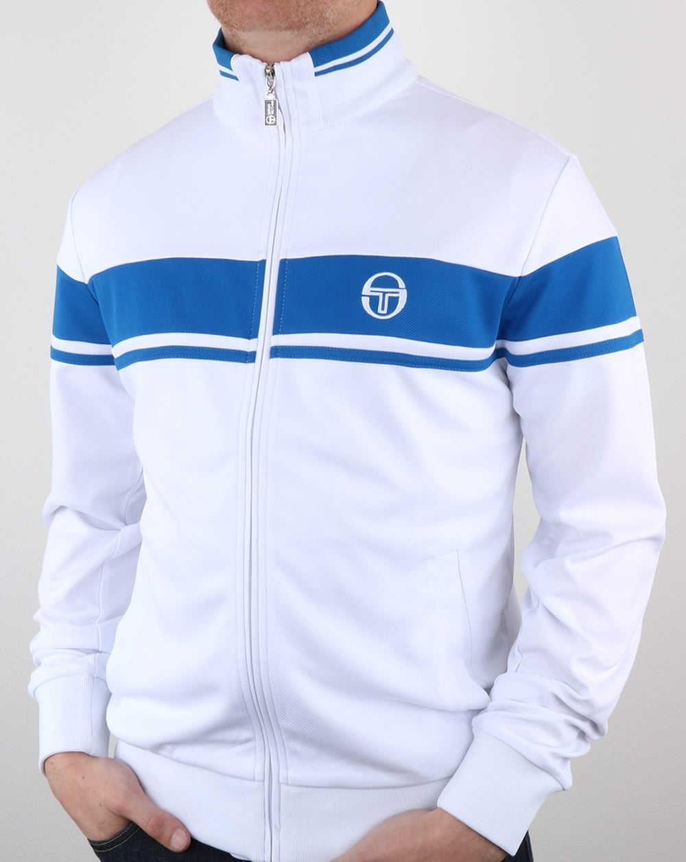 Sergio Tacchini Masters Track Top White/Royal