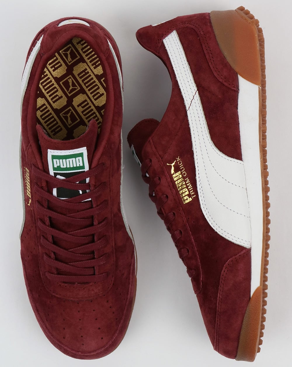 Puma Trimm Quick Trainers Burgundy/White
