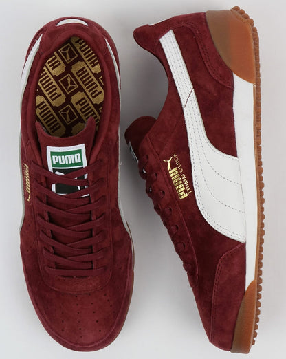 Puma Trimm Quick Trainers Burgundy/White