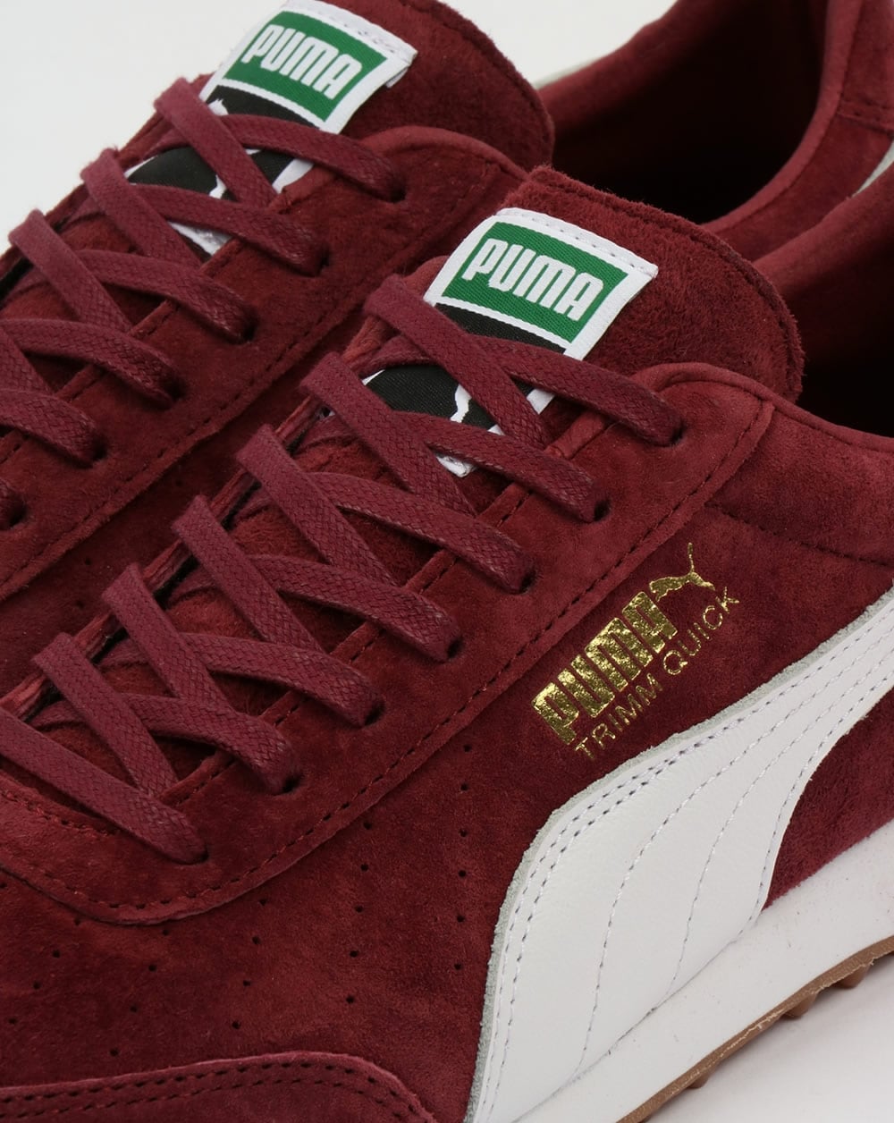 Puma Trimm Quick Trainers Burgundy/White