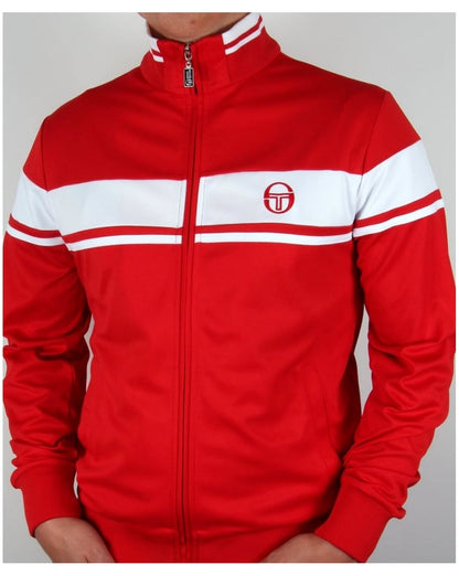 Sergio Tacchini Masters Track Top Red/White