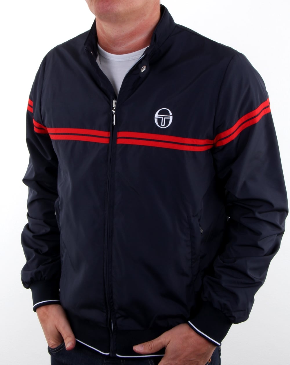 Sergio Tacchini Supermac Jacket Navy/red