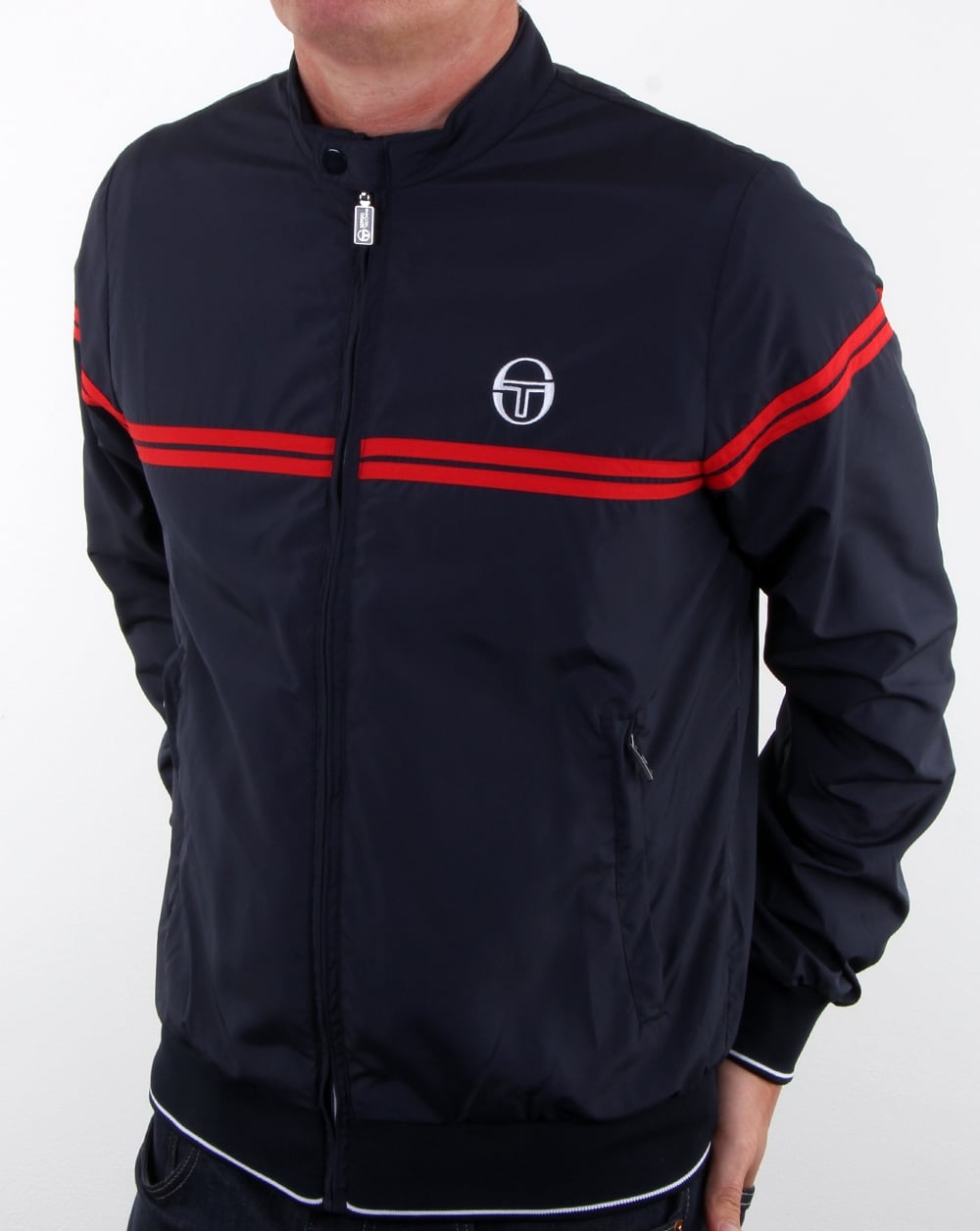 Sergio Tacchini Supermac Jacket Navy/red