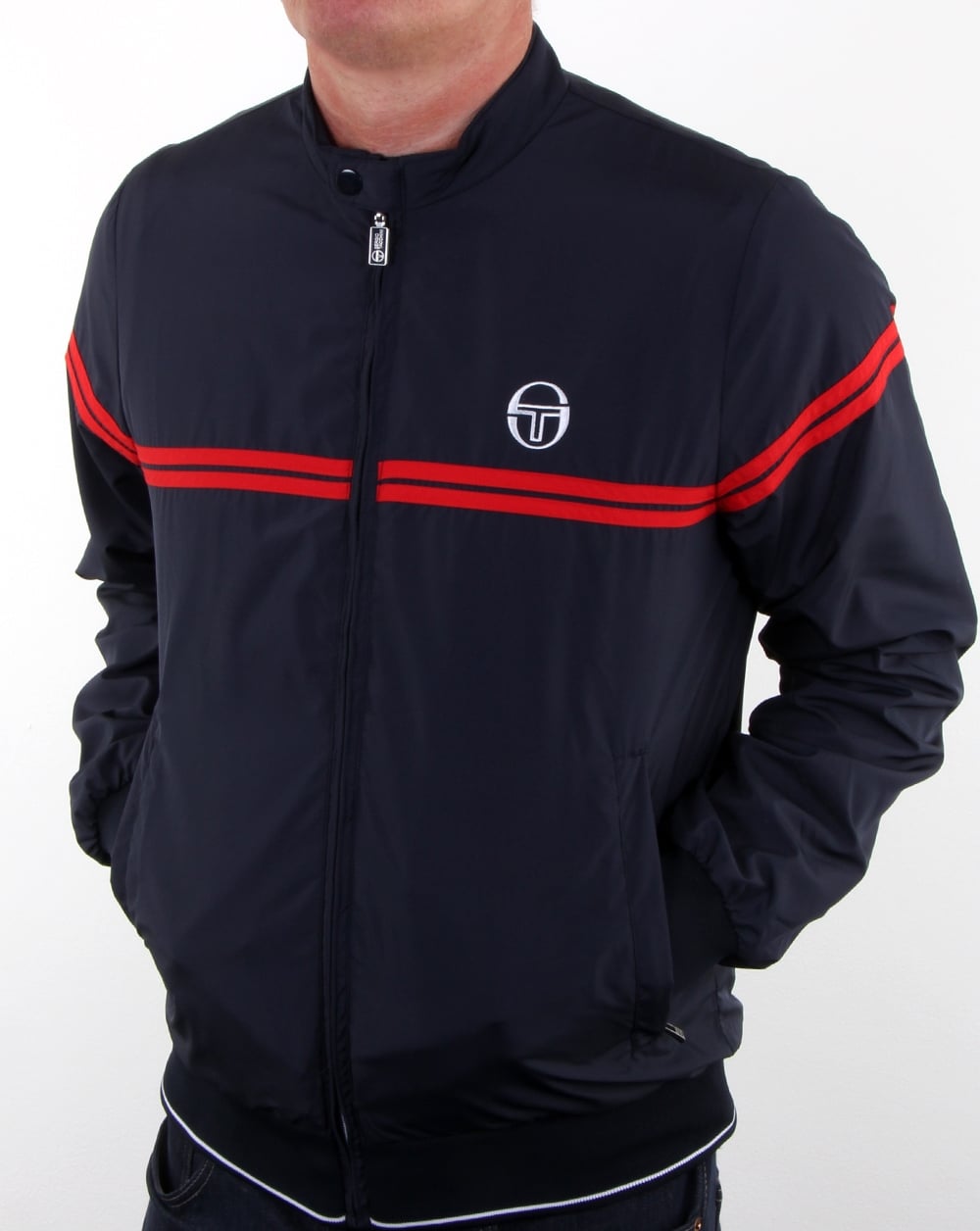 Sergio Tacchini Supermac Jacket Navy/red