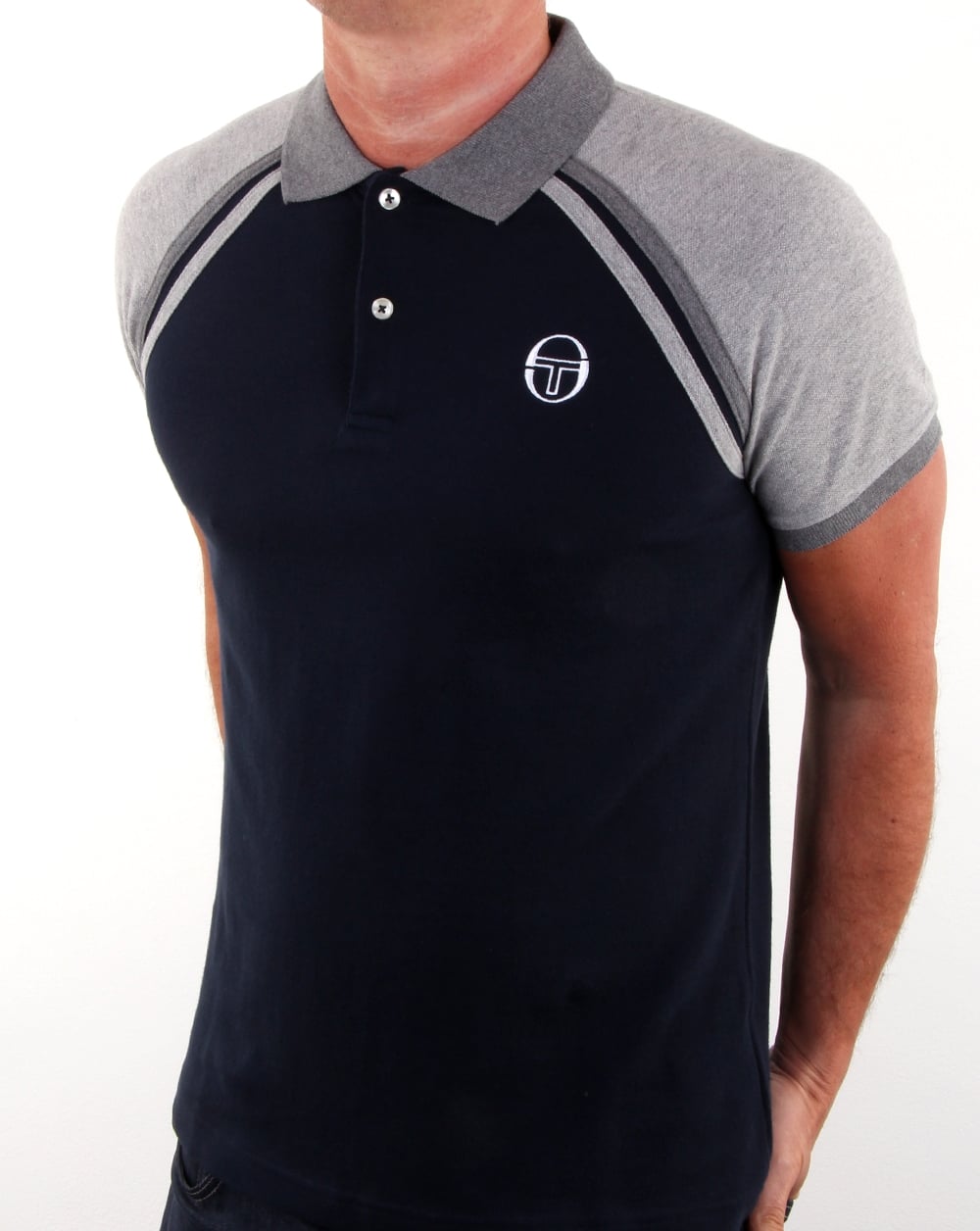 Sergio Tacchini Ghibli Polo Shirt Navy/grey