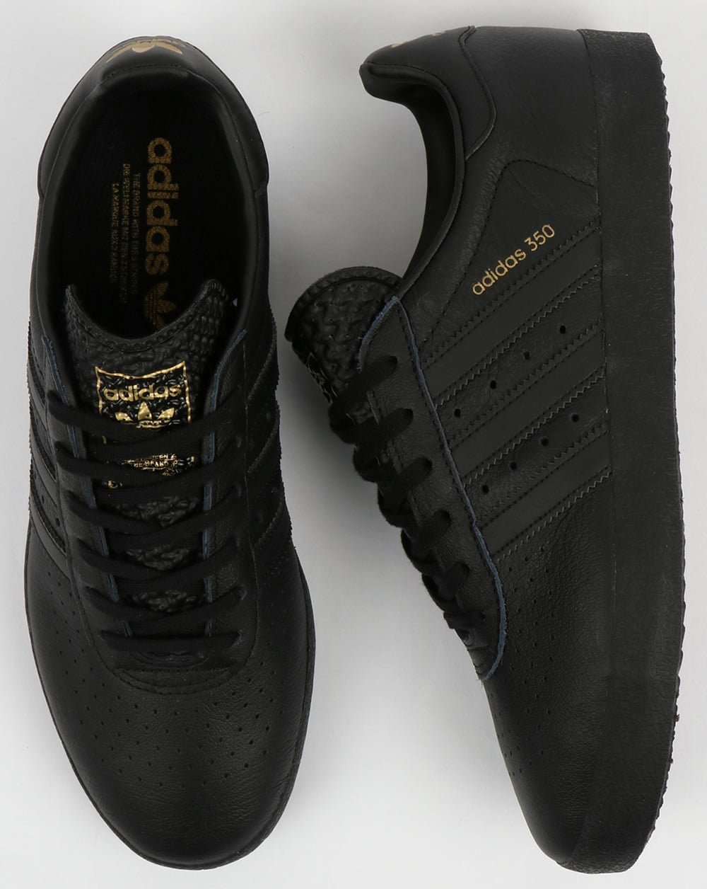 adidas originals 350 black leather