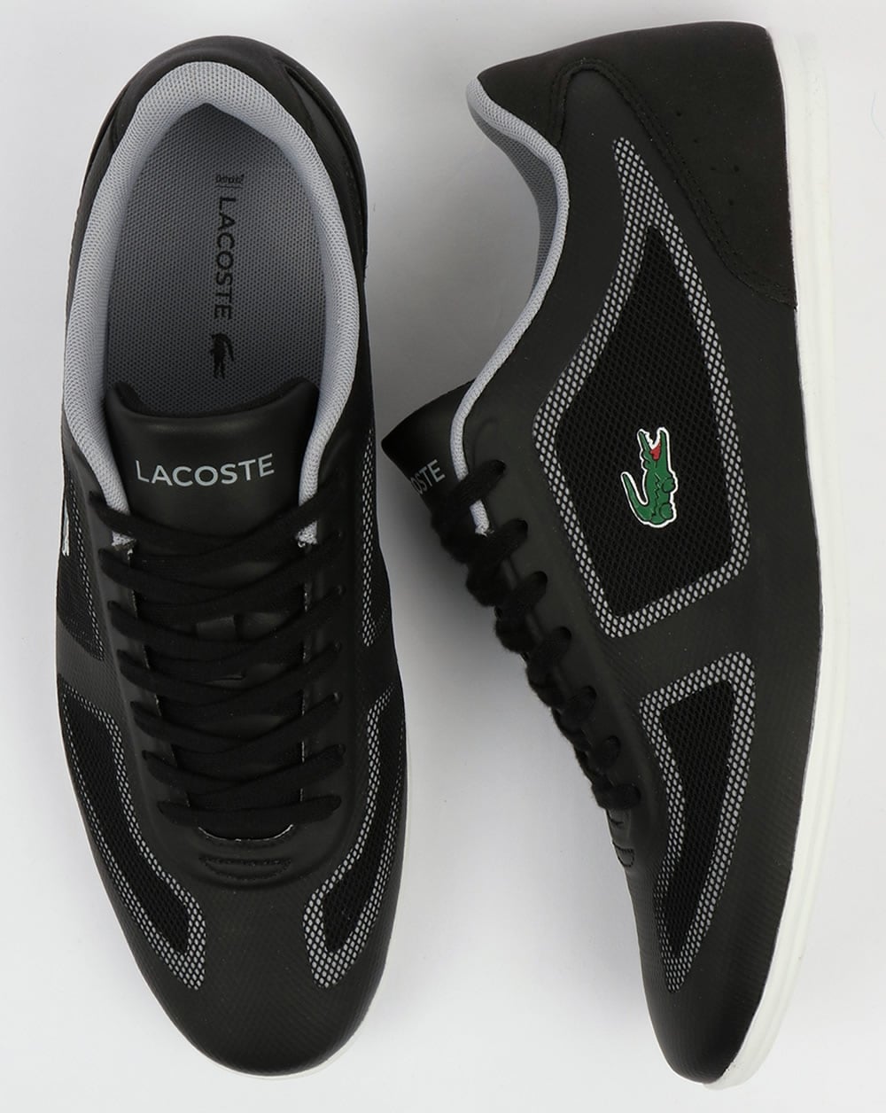 Lacoste Misano Evo Trainers Black/Grey