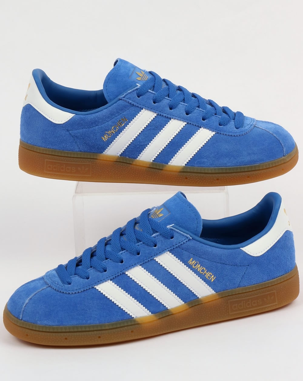 Adidas Munchen Trainers Royal Blue/White