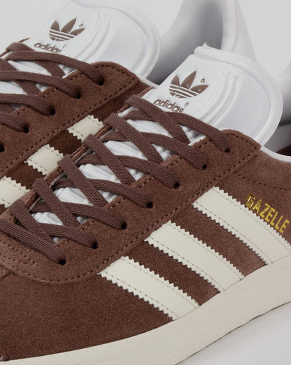 Adidas Gazelle Trainers Soft Brown/Off White