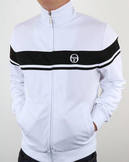 Sergio Tacchini Masters II Track Top White/Black