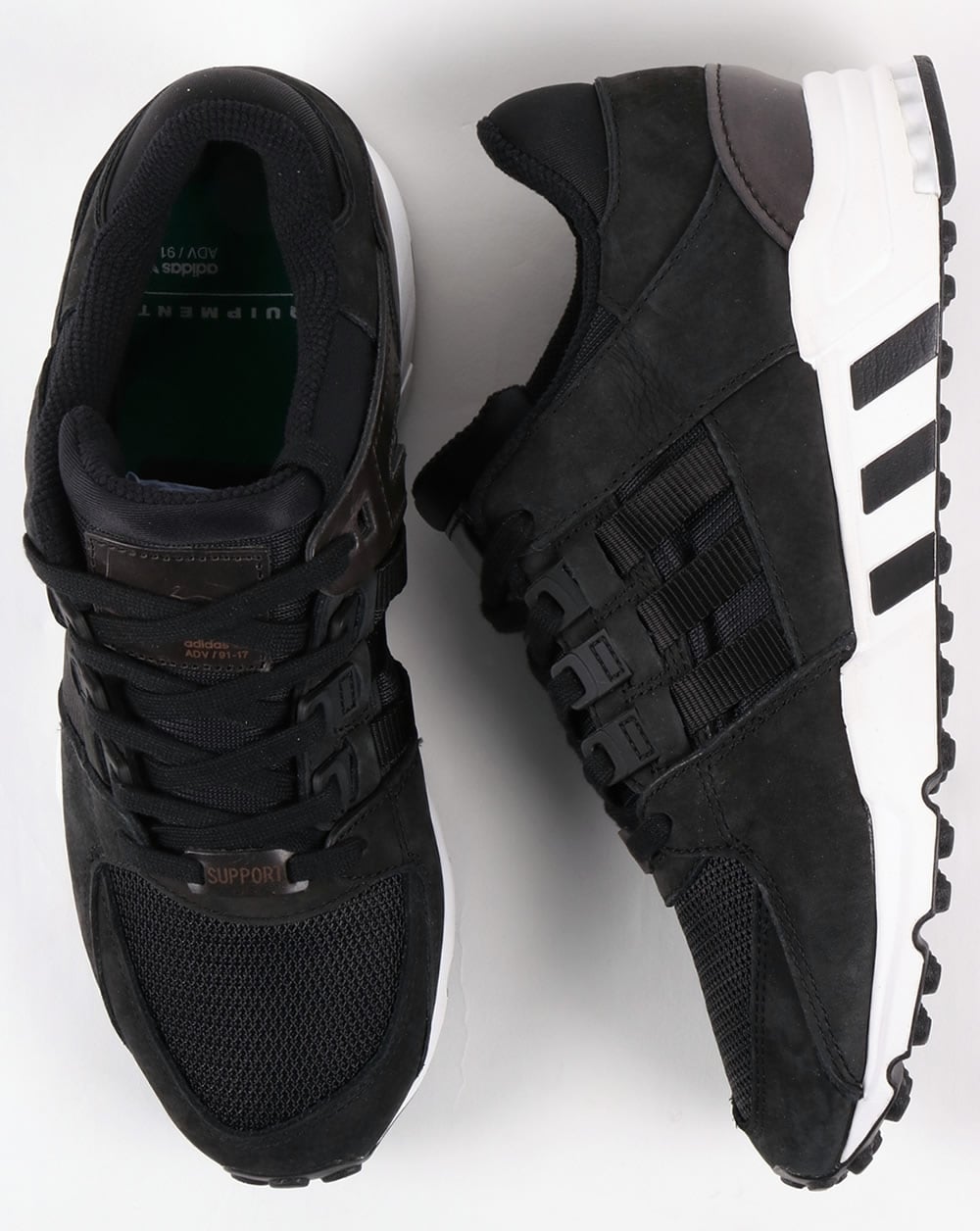 Adidas EQT Support RF Trainers Black/Black