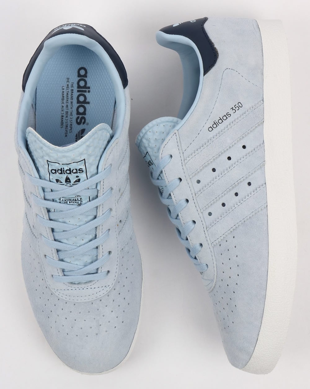 Adidas 350 Trainers Sky Blue
