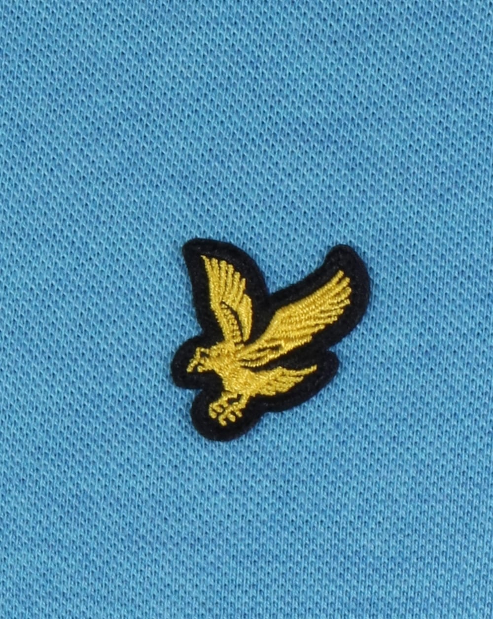 Lyle And Scott Polo Shirt Pacific Blue Marl