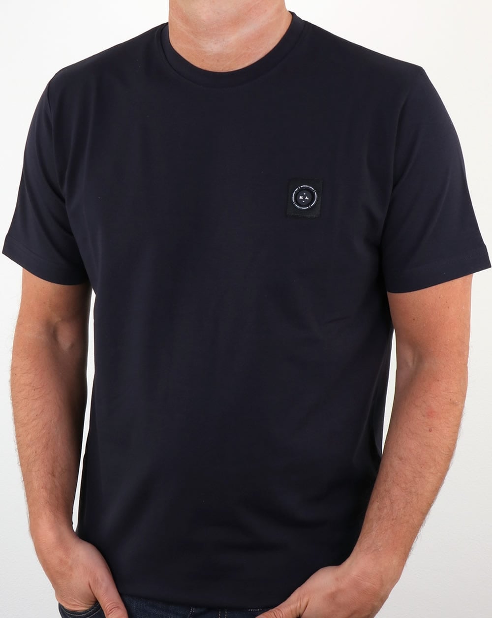 Marshall Artist Micro Siren T Shirt Navy