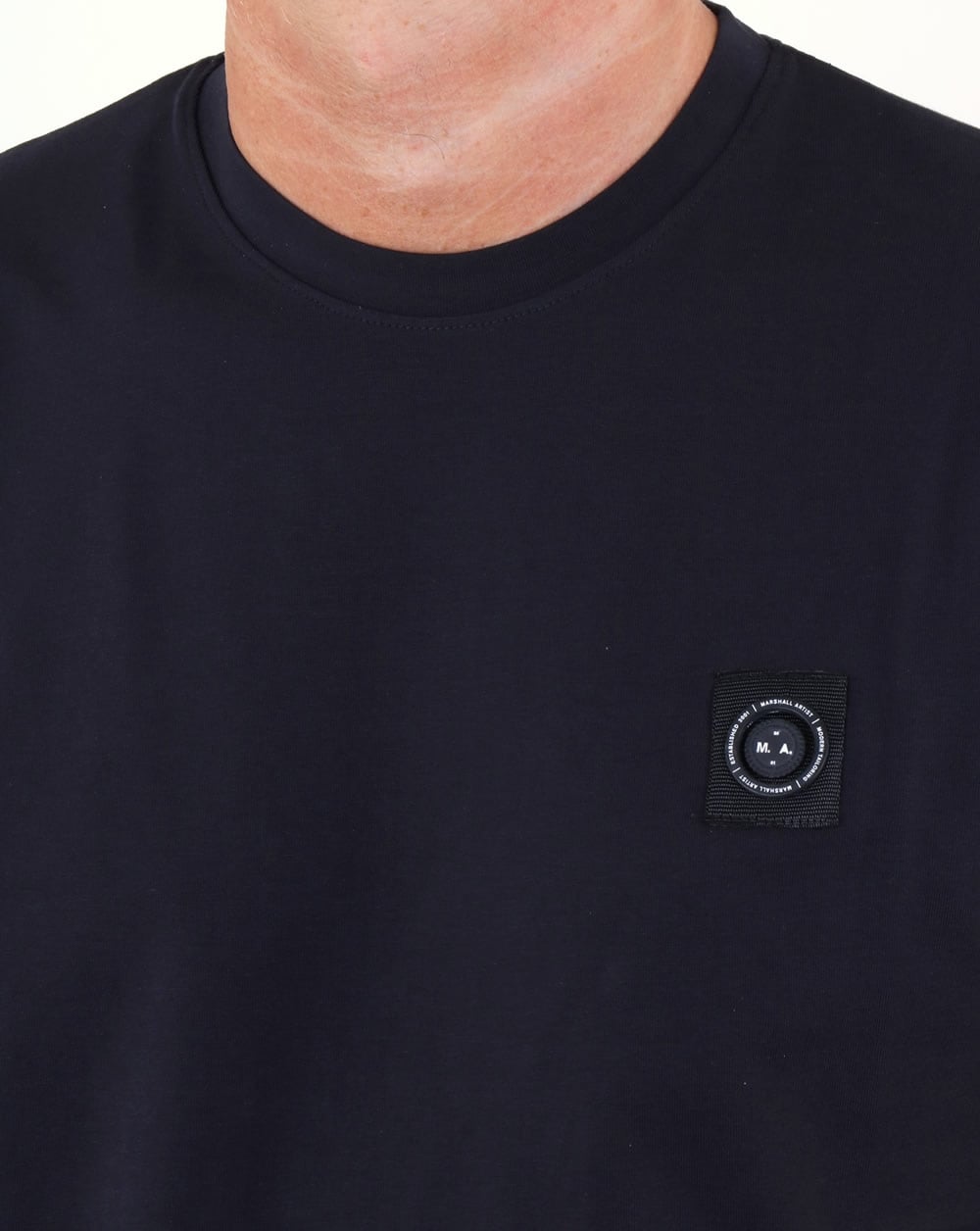 Marshall Artist Micro Siren T Shirt Navy