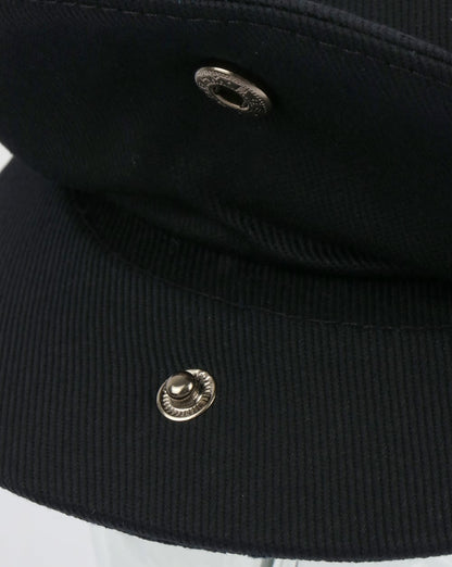 Cotton Flat Cap Navy