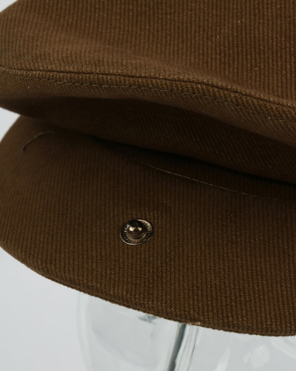 80s Casual Classics Brushed Cotton Flat Cap Olive