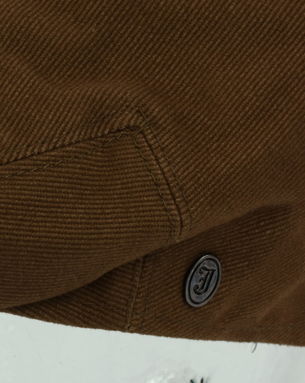 80s Casual Classics Brushed Cotton Flat Cap Olive
