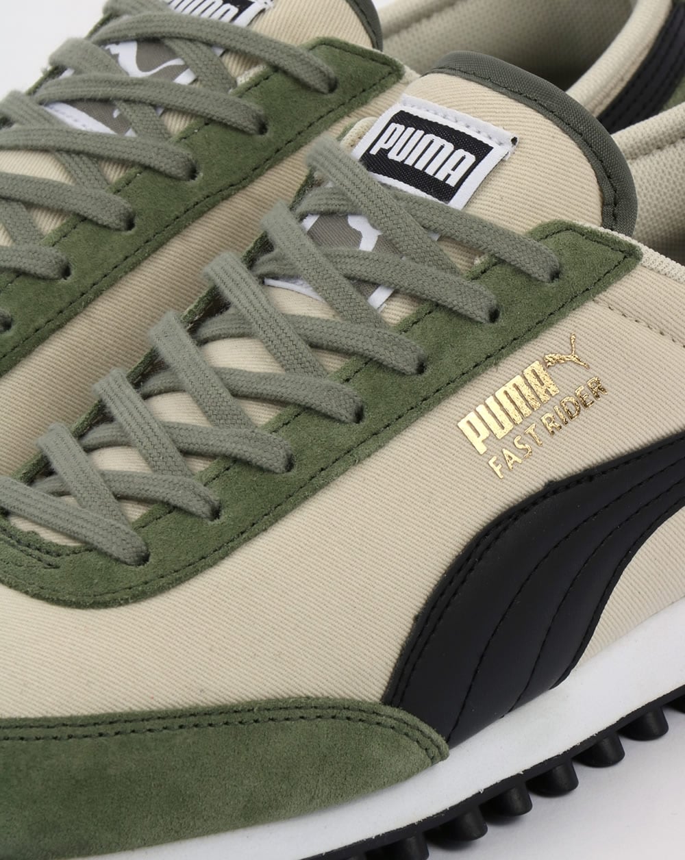 Puma Fast Rider Trainers Oatmeal/Black