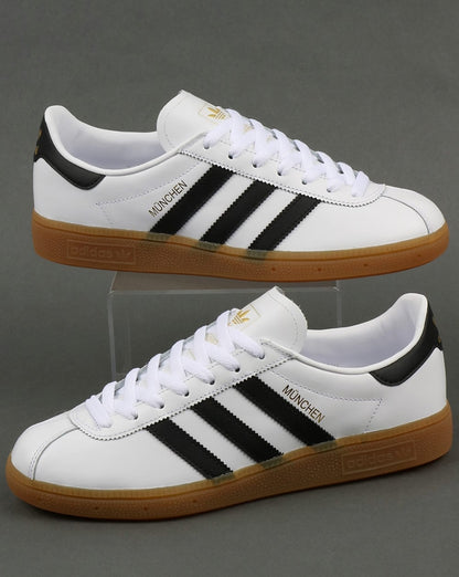 Adidas Munchen Trainers White/Black