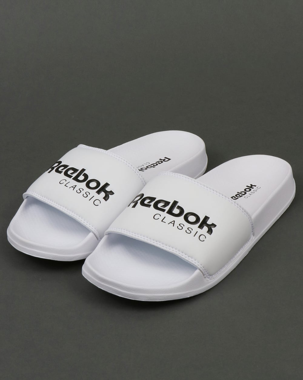 Reebok Classic Sliders White