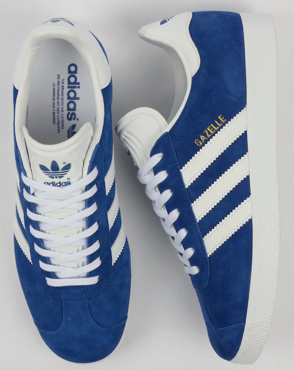 Adidas Gazelle Trainers Royal Blue/White