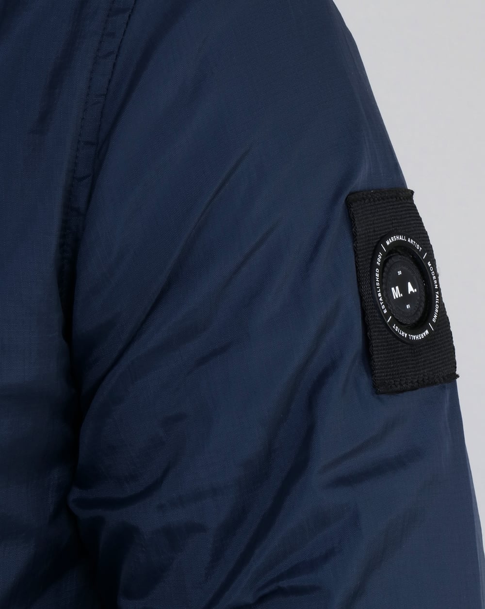 Marshall Artist Light Shell Ripstop Windrunner Navy
