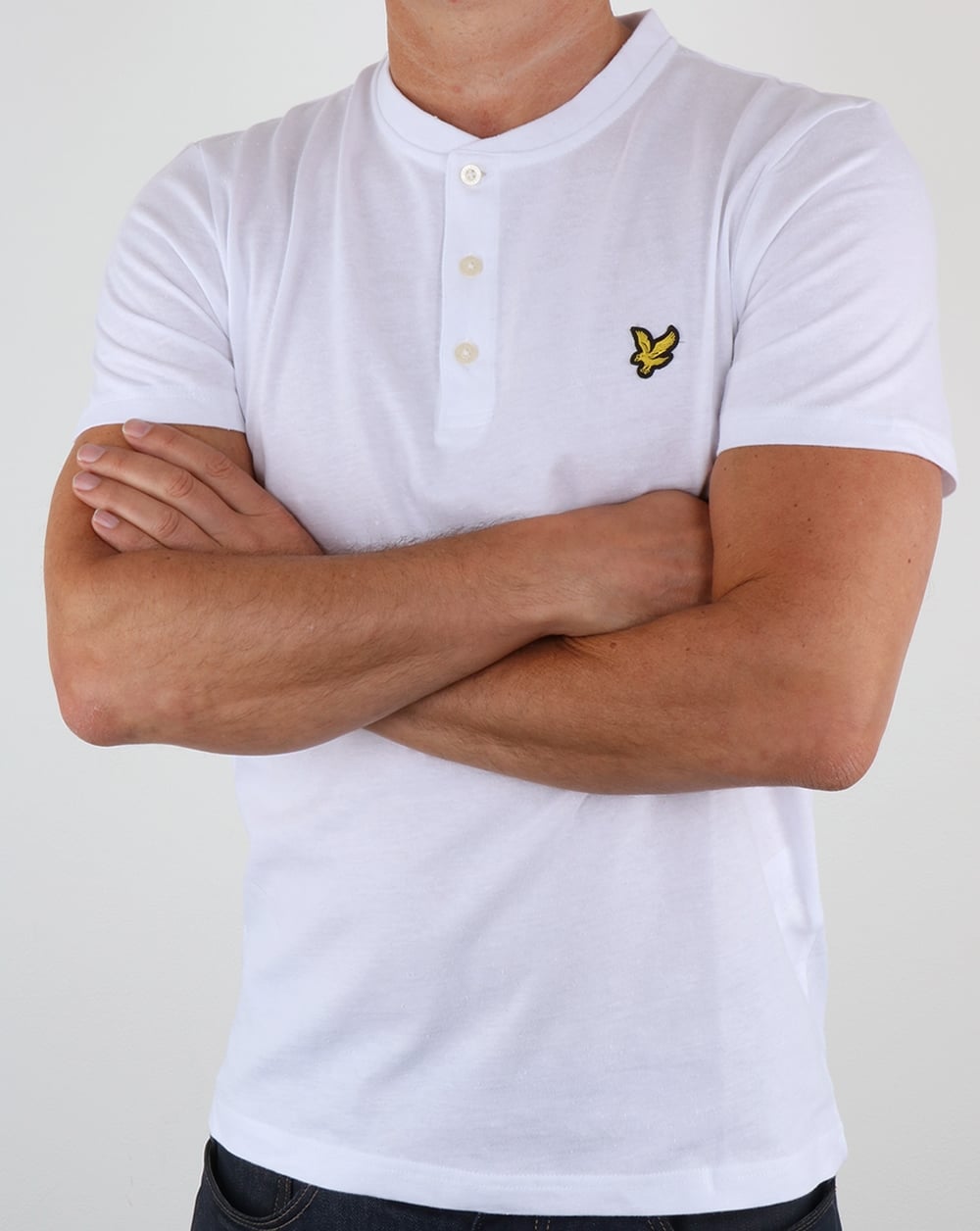 Lyle And Scott Henley T Shirt White