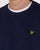 Lyle And Scott Lightweight Slub Sweatshirt Navy