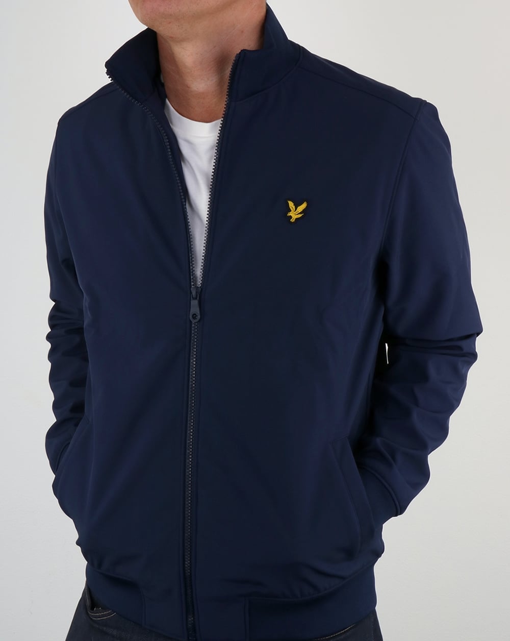 Lyle And Scott Soft Shell Jacket Navy