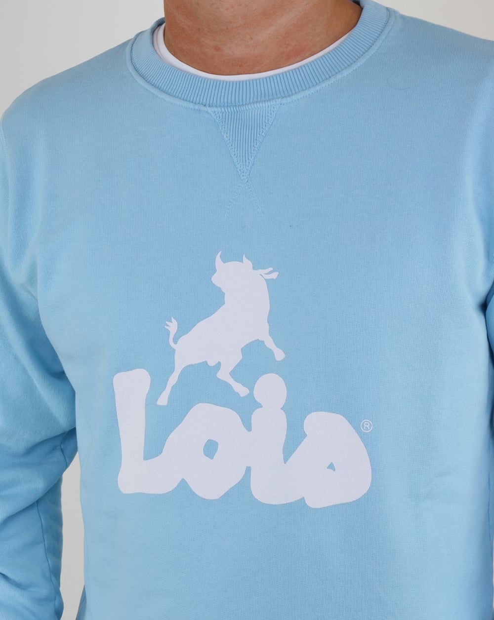Lois Lisboa Logo Sweatshirt Sky Blue