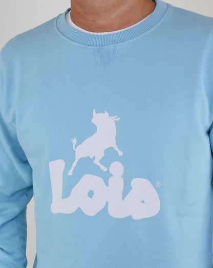 Lois Lisboa Logo Sweatshirt Sky Blue