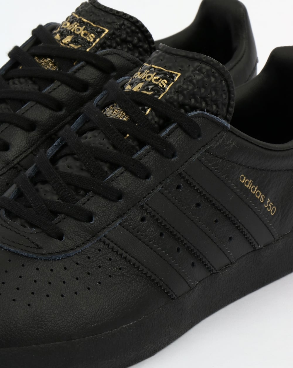 adidas originals 350 black leather