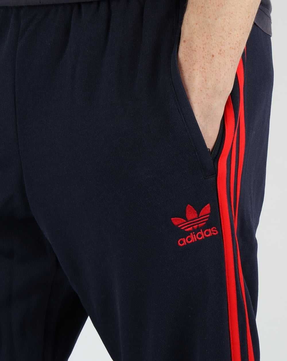Adidas Originals Superstar Cuffed Track Pants Navy/Red