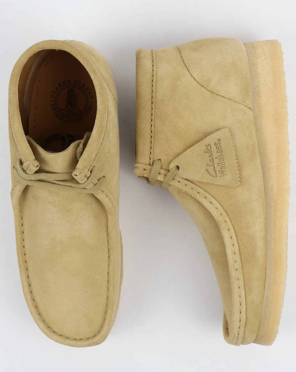 Clarks Originals Wallabee Boots Maple Suede