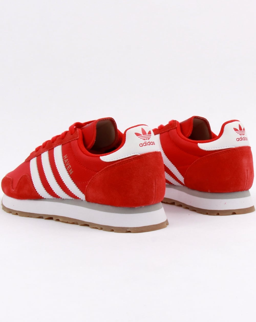 Adidas Haven Trainers Red/White/Gum