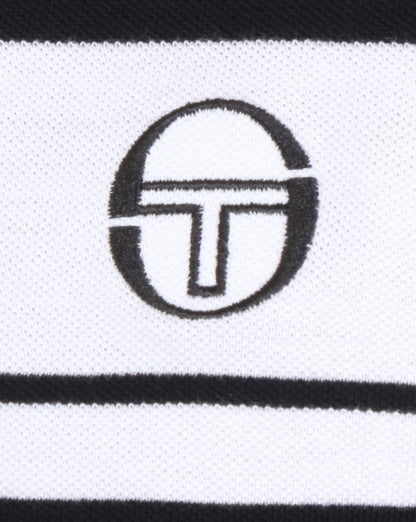 Sergio Tacchini Young Line Polo Shirt Black/White