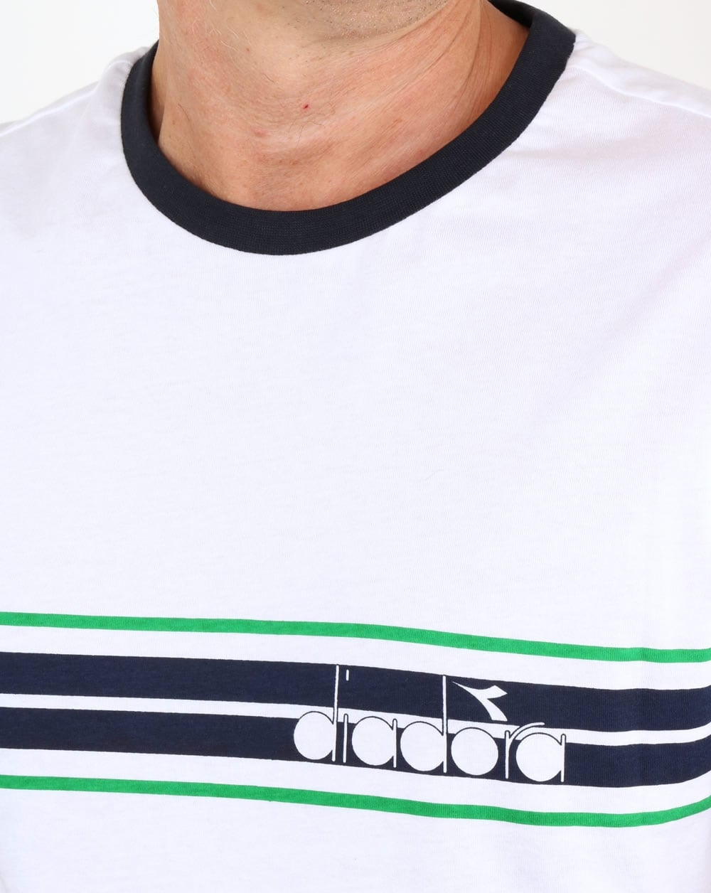 Diadora Ringer T Shirt White