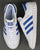 Adidas Hamburg Leather Trainers White/Bold Blue