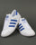 Adidas Hamburg Leather Trainers White/Bold Blue