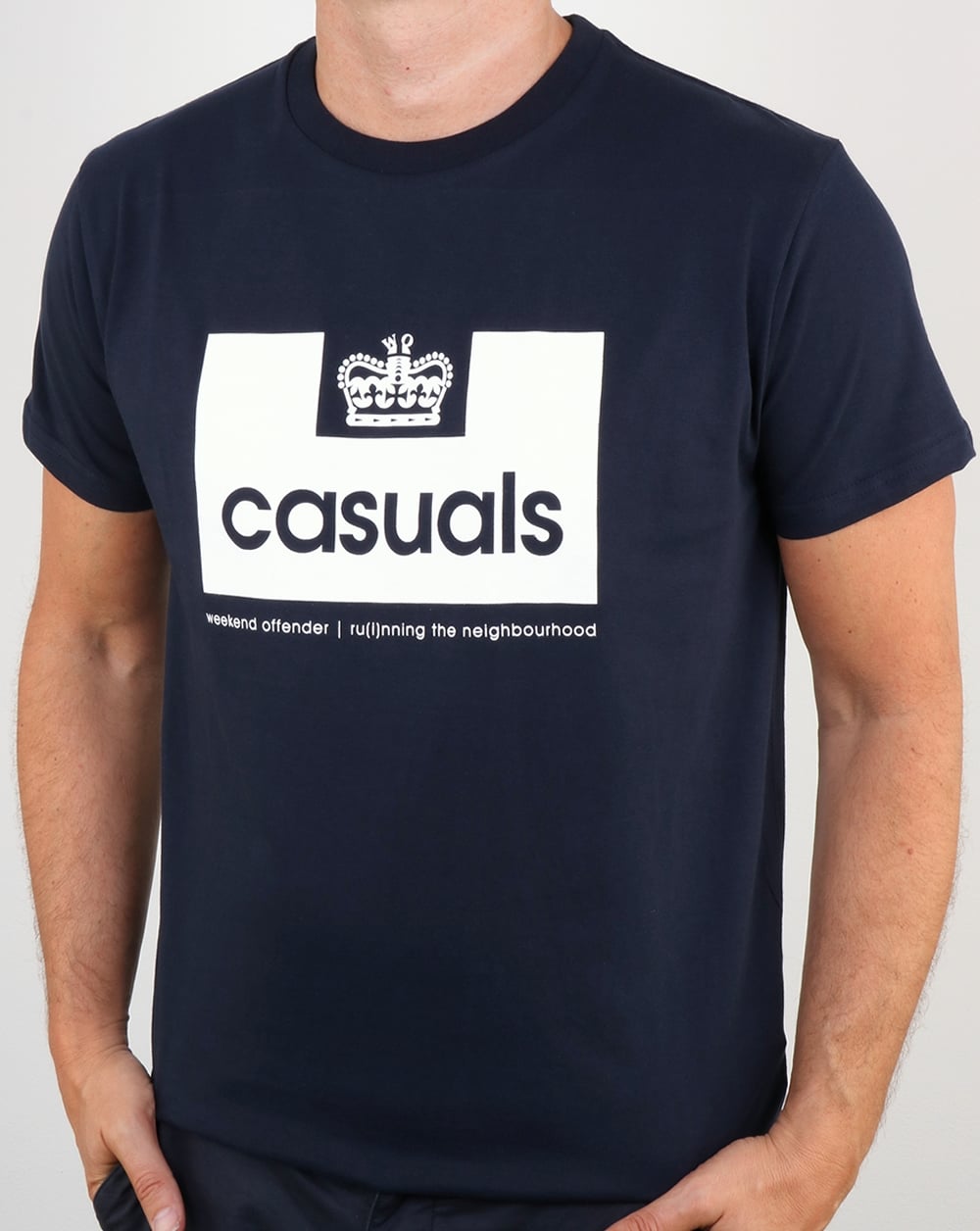 Weekend Offender Casuals T Shirt Navy